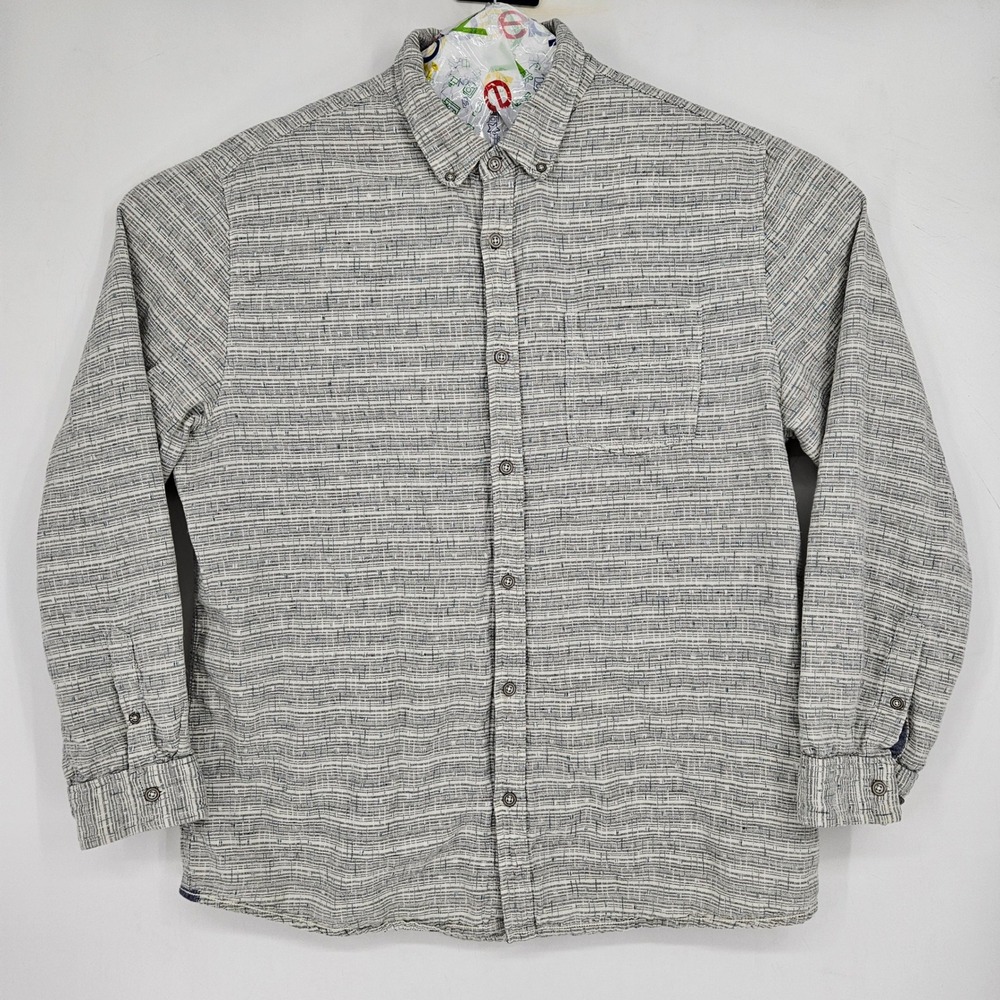Carbon 2 Cobalt Shirt Mens Large Tall Button Up‎ Long Sleeve Preppy Casual